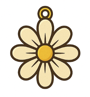 Amulett mit Gänseblümchenblüte